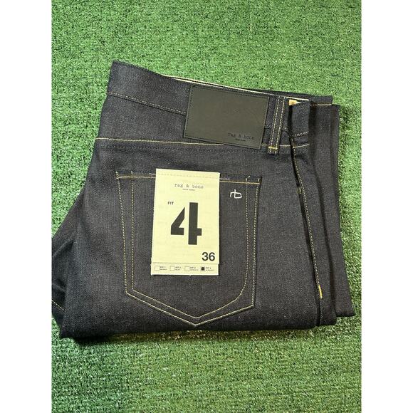 Rag & Bone Fit 4 Kaihara Raw Selvedge Jeans Sz 36x36 - Picture 1 of 16